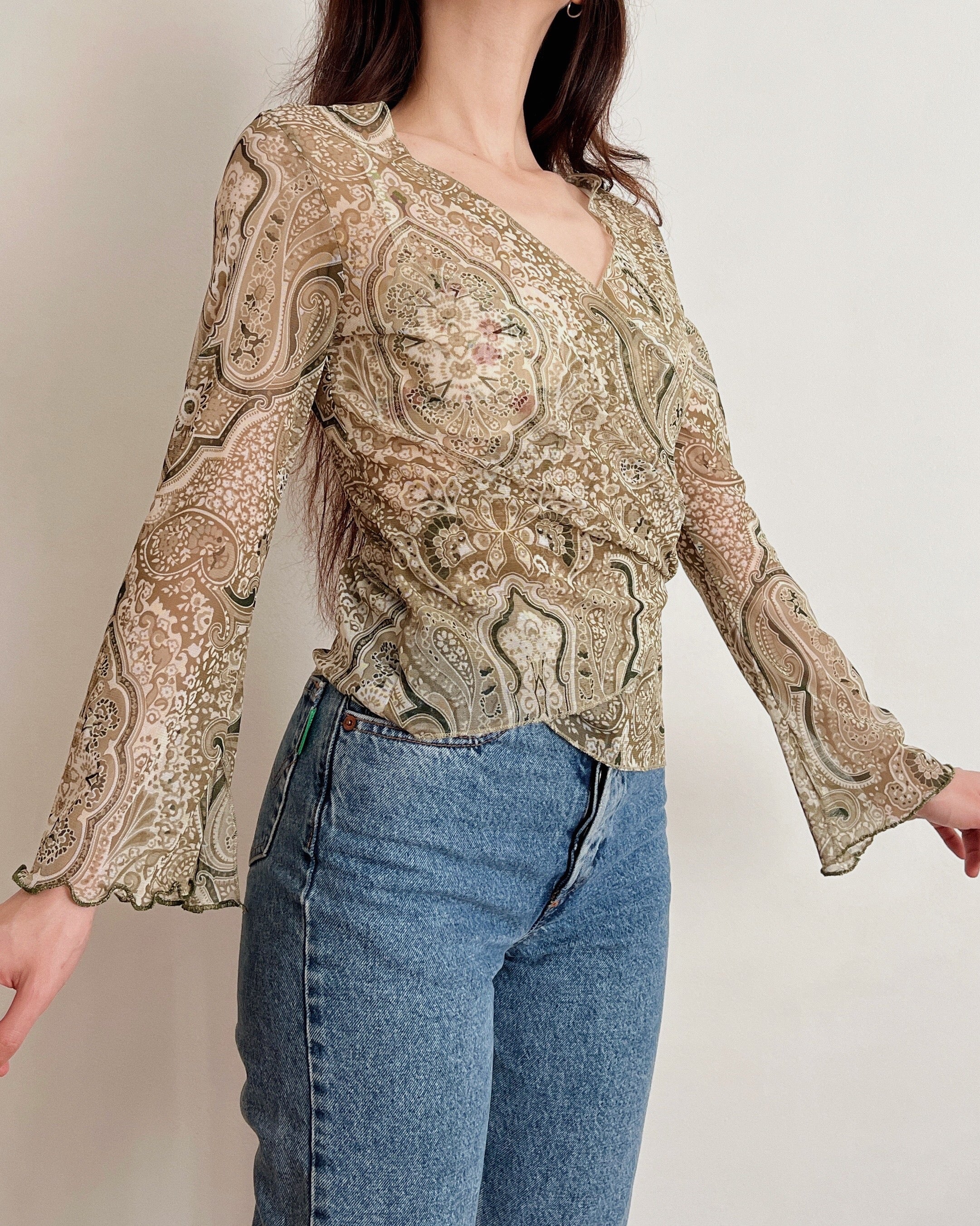 Mesh wrap top (XS-L)