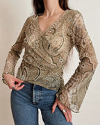 Mesh wrap top (XS-L)