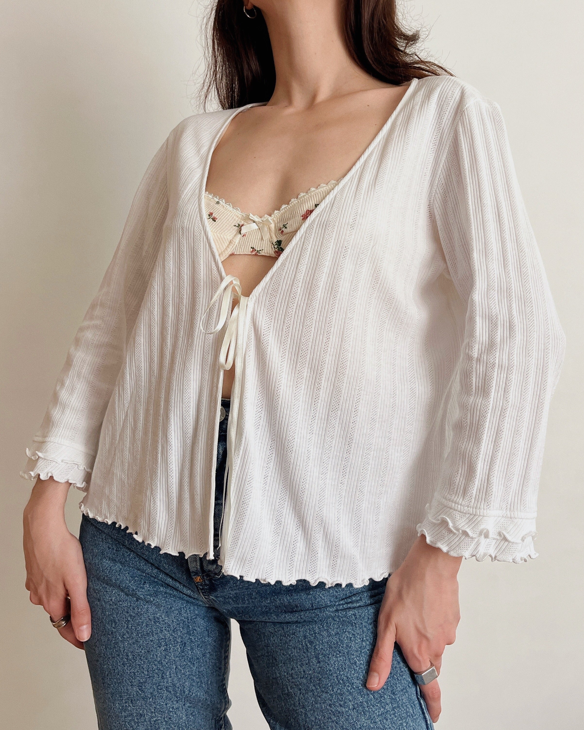 Vintage knit cardigan (S-L)