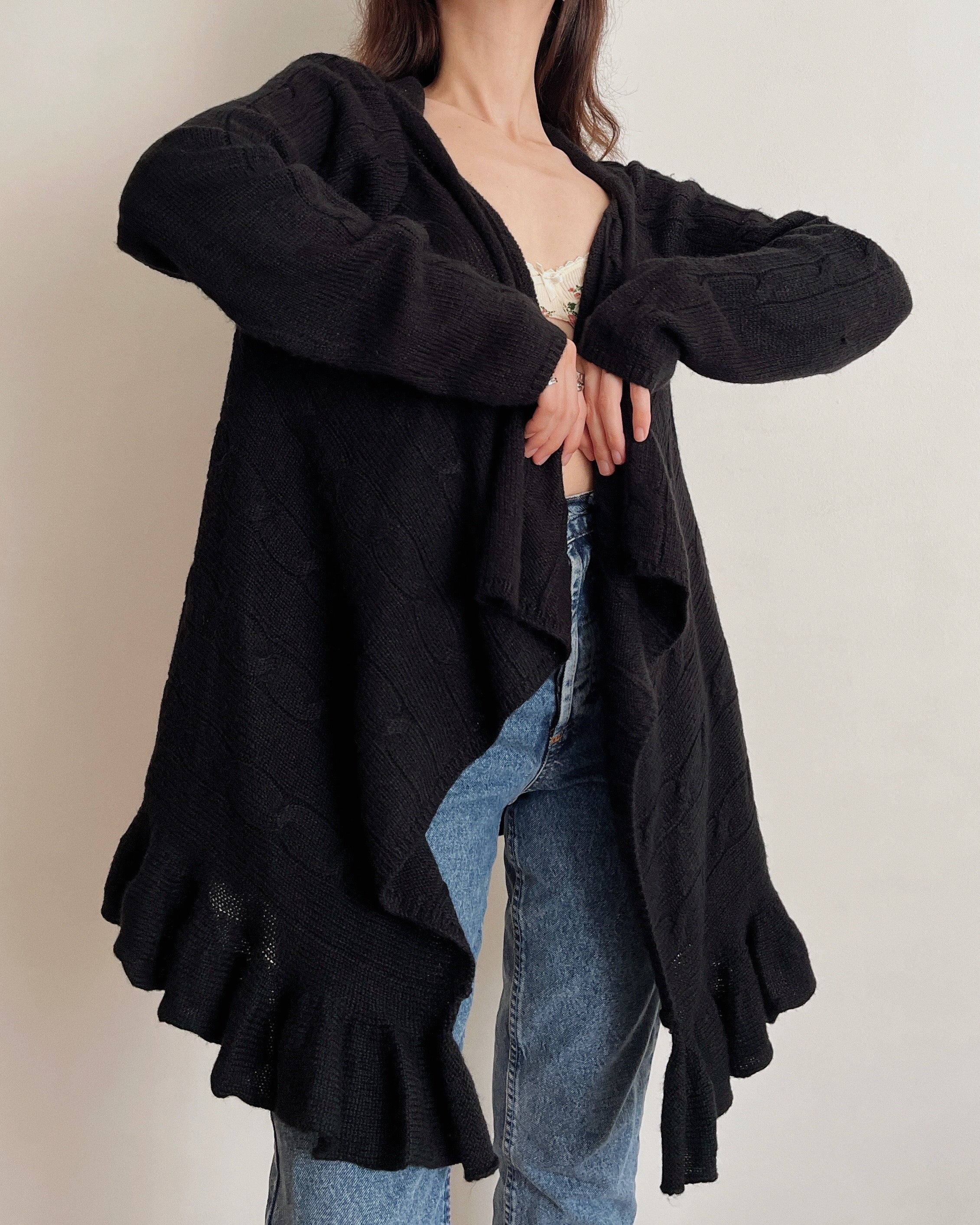 Asymmetric cardigan (XL)