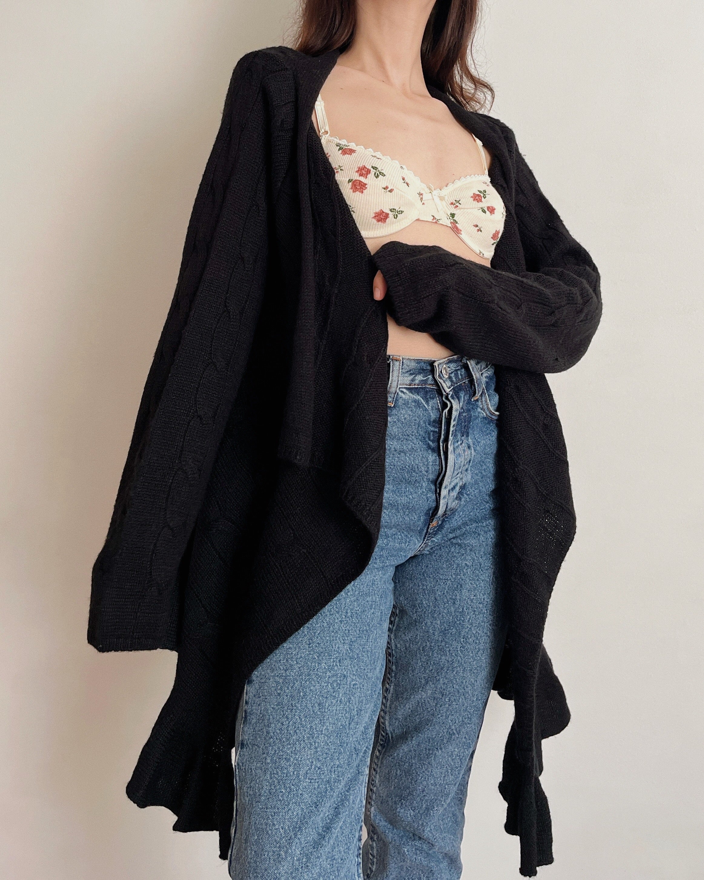 Asymmetric cardigan (XL)