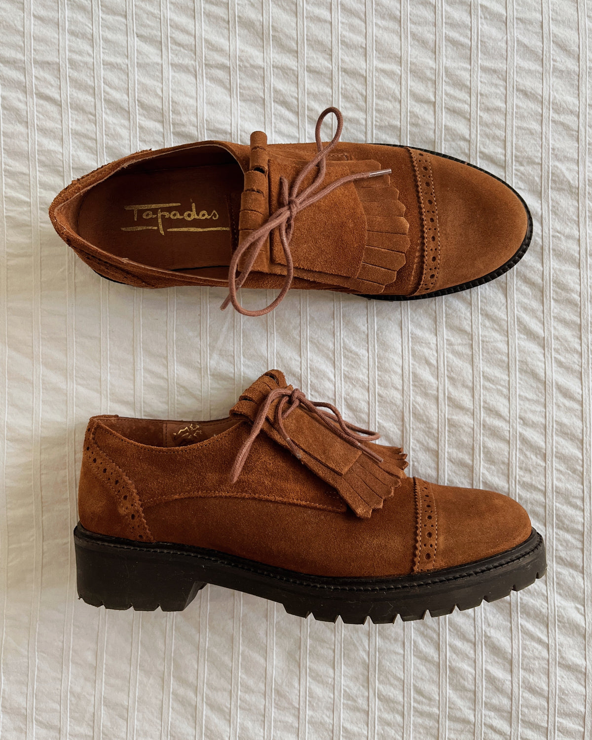 Brown suede loafer (38)