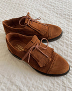 Brown suede loafer (38)
