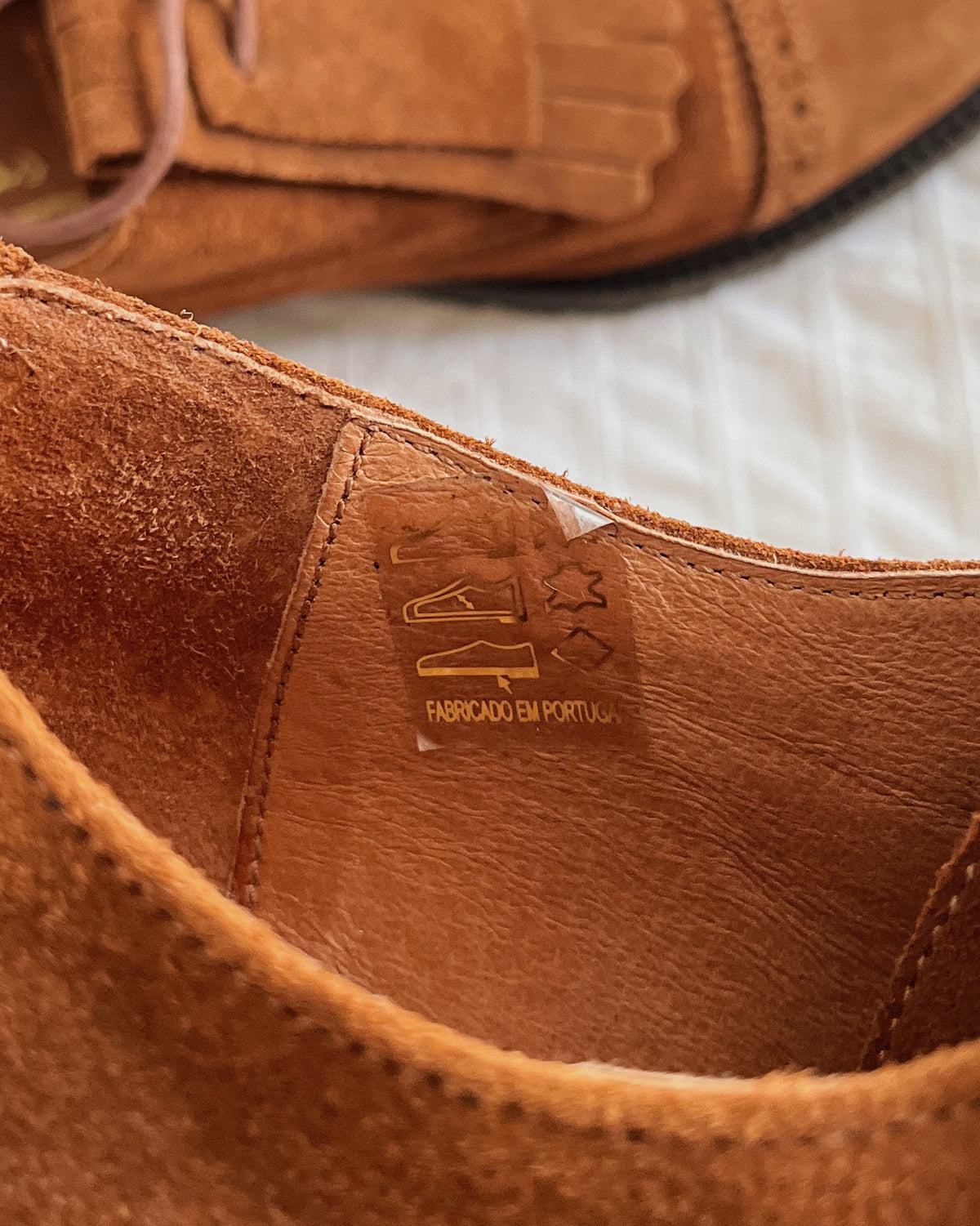 Brown suede loafer (38)