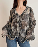 Vintage mesh blouse (L/XL)