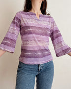 Purple vintage mesh top (M/L)