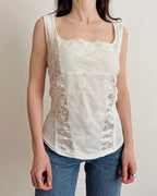 Vintage lace top (2XL/3XL)