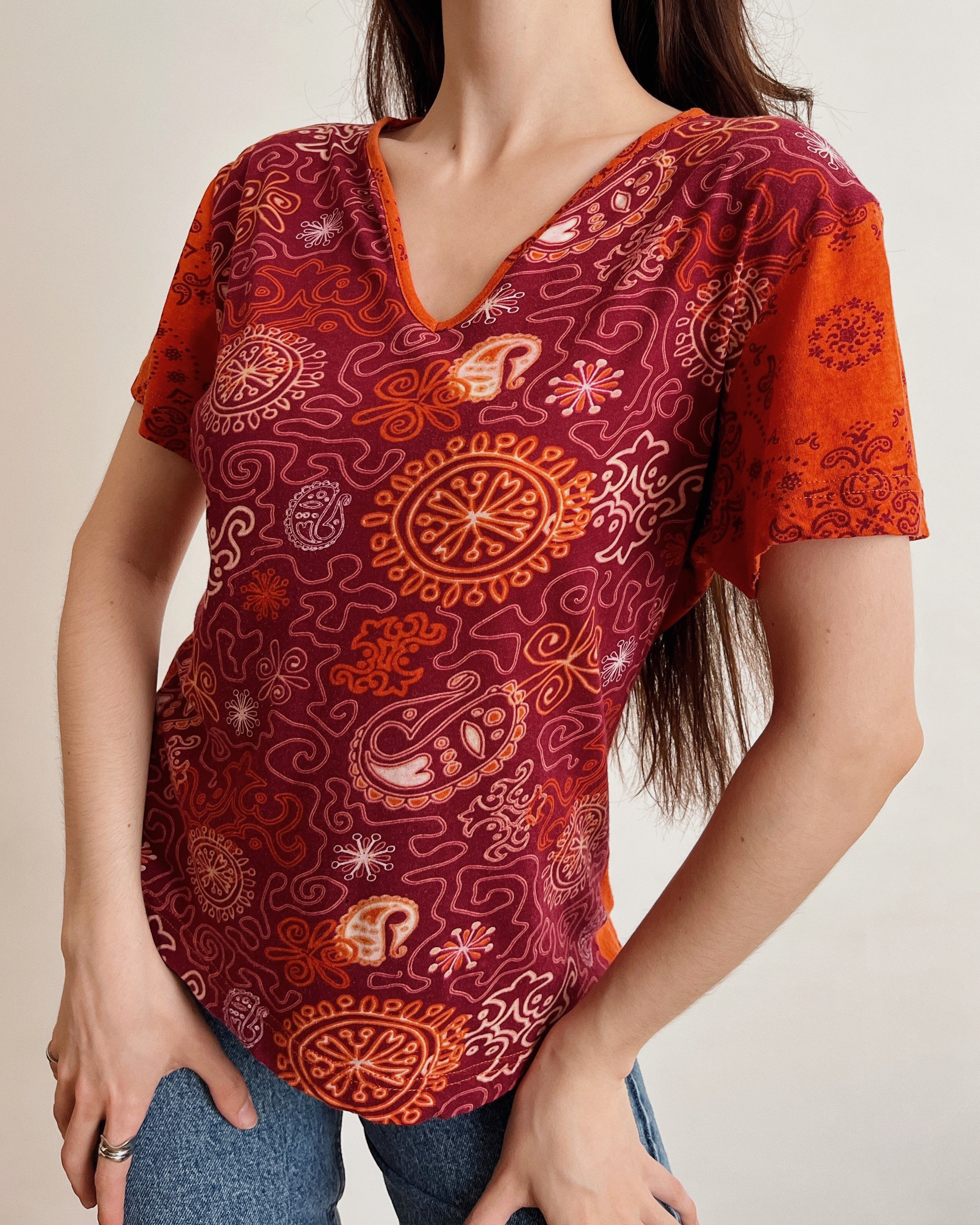 100% cotton vintage top (L)