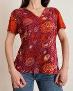 100% cotton vintage top (L)