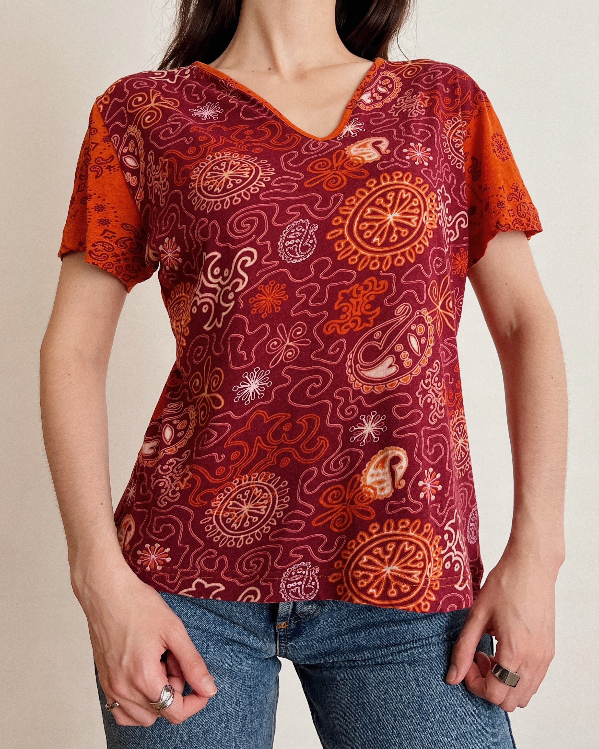 100% cotton vintage top (L)