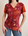 100% cotton vintage top (L)