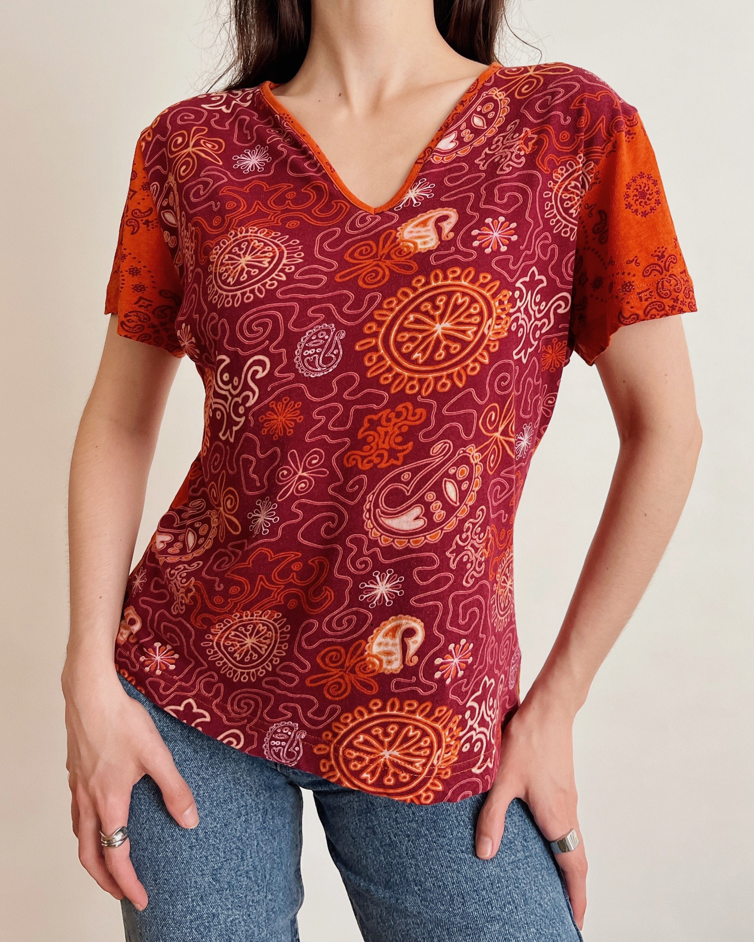 100% cotton vintage top (L)