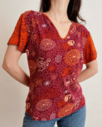 100% cotton vintage top (L)