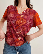 100% cotton vintage top (L)