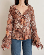 Fairy sleeve top (L/XL)