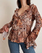 Fairy sleeve top (L/XL)