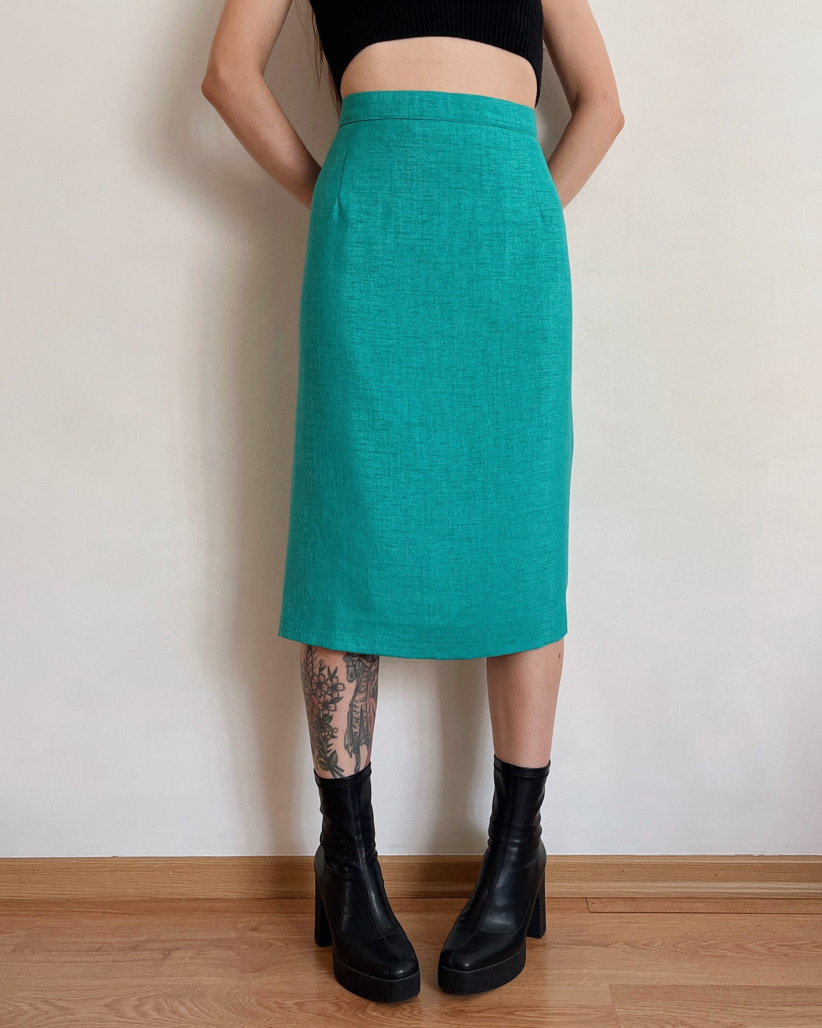 Vintage midi skirt (6XL/7XL)