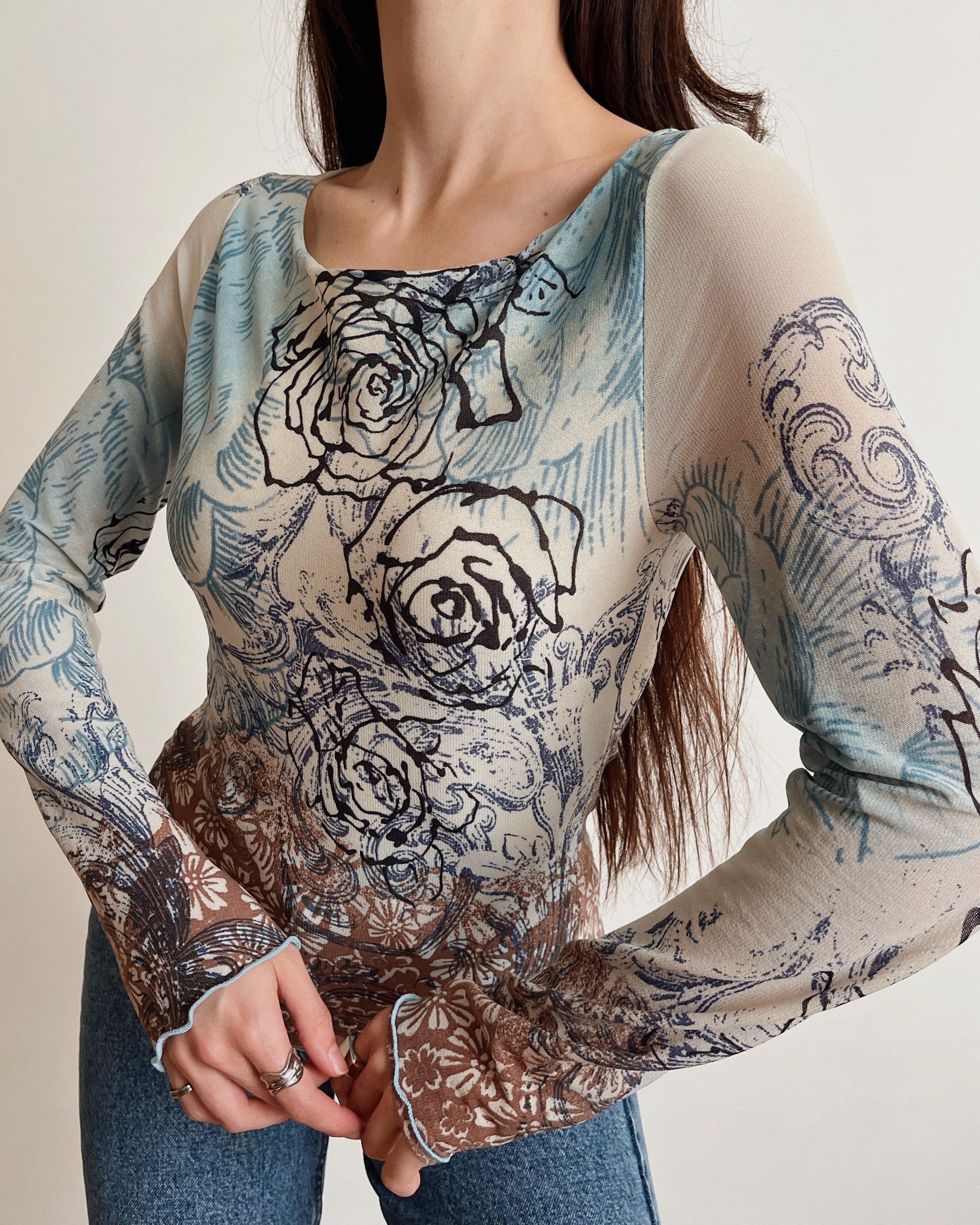 Vintage mesh top (XS)