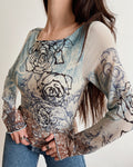 Vintage mesh top (XS)