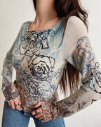 Vintage mesh top (XS)