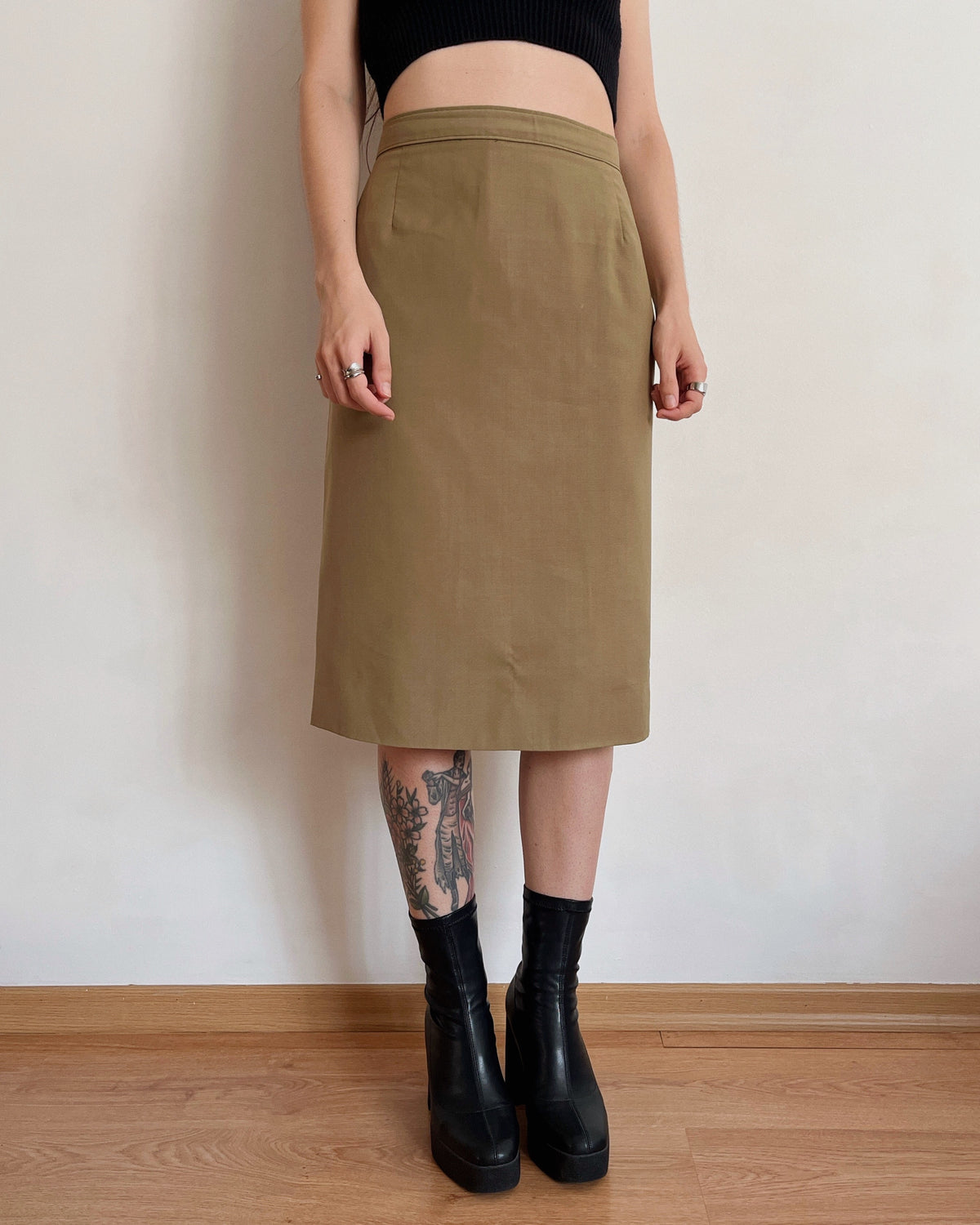 Vintage midi skirt (XL/2XL)
