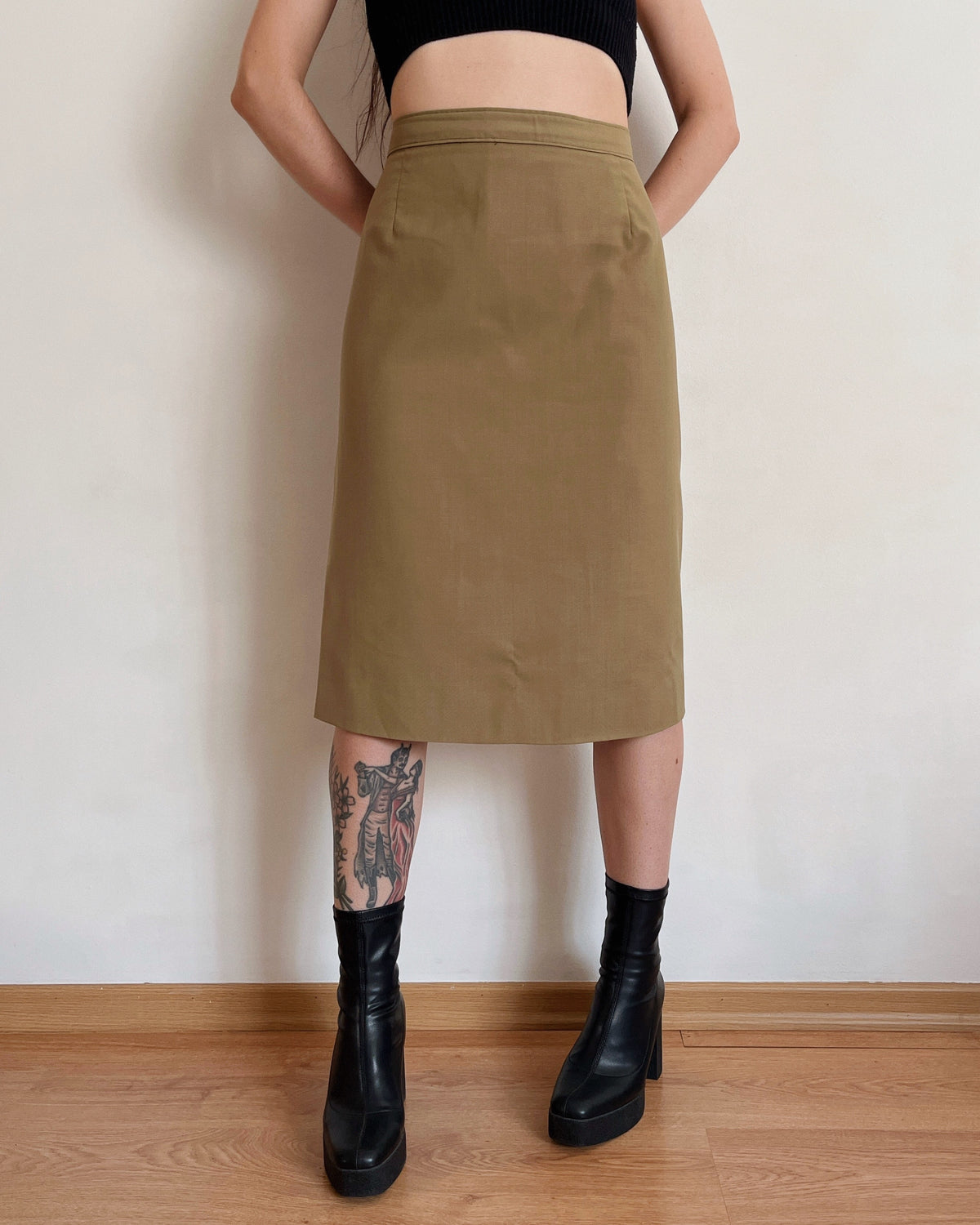 Vintage midi skirt (XL/2XL)