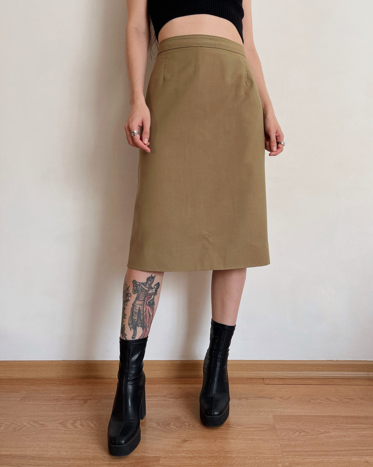 Vintage midi skirt (XL/2XL)