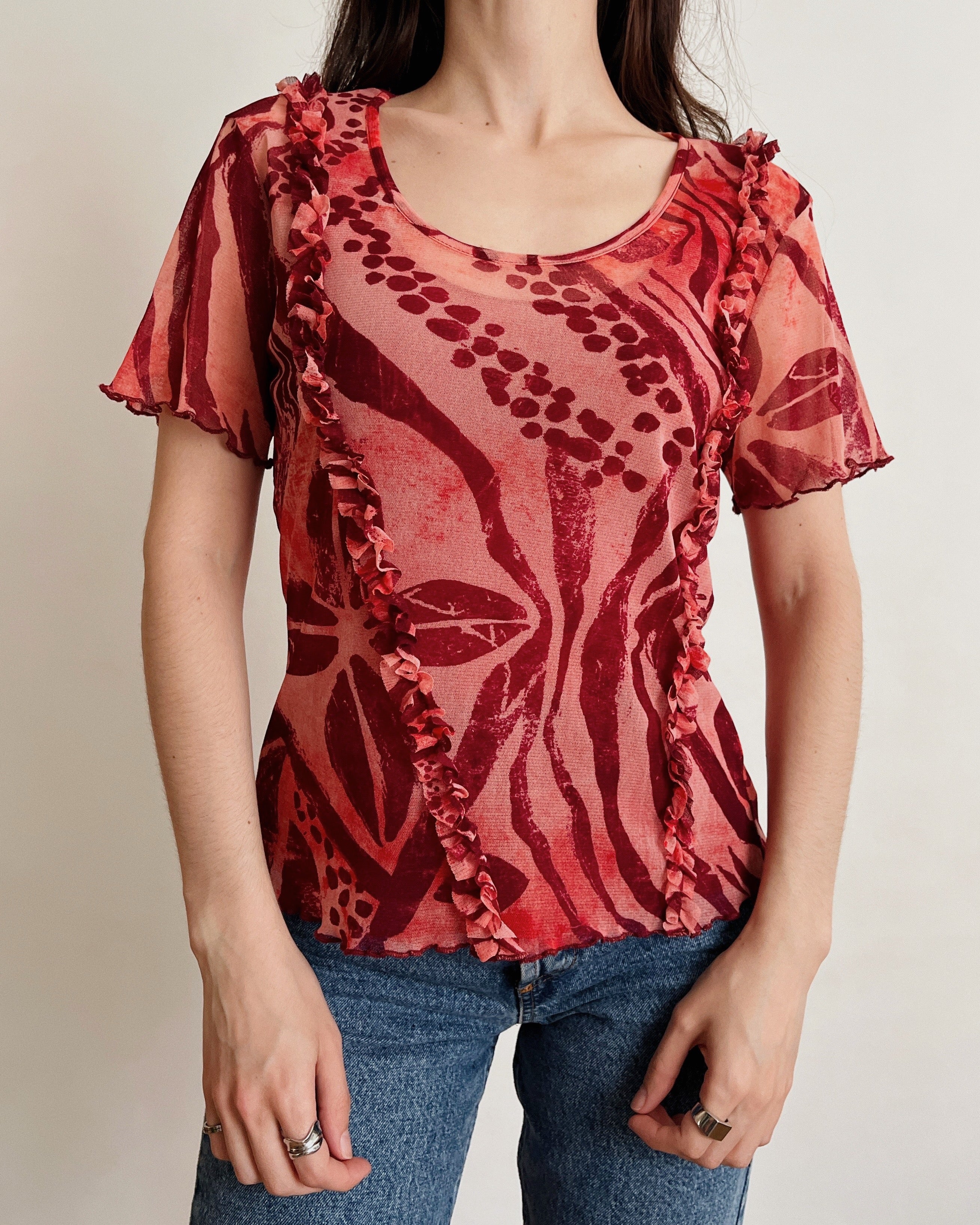Vintage mesh top (XS-L)