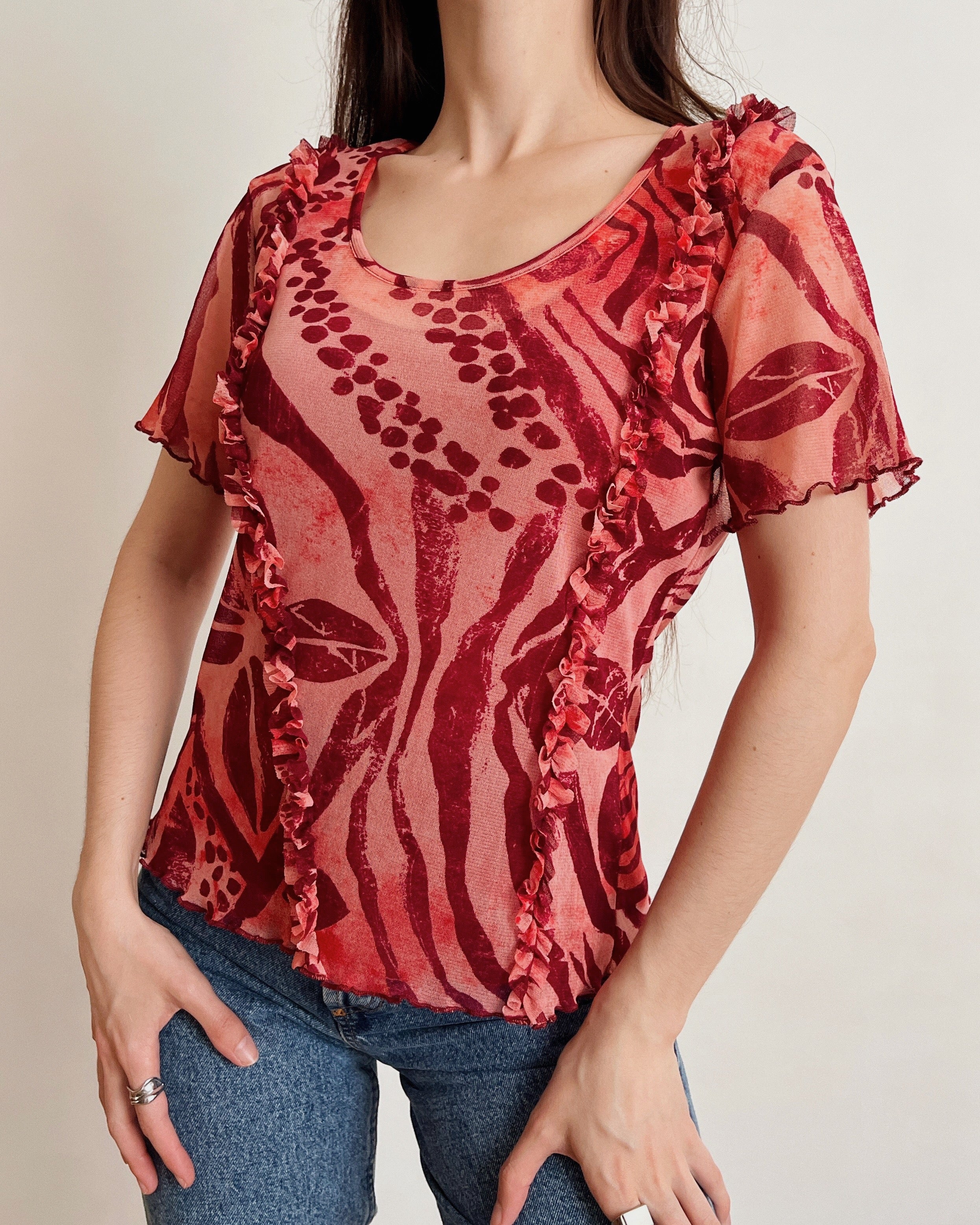Vintage mesh top (XS-L)