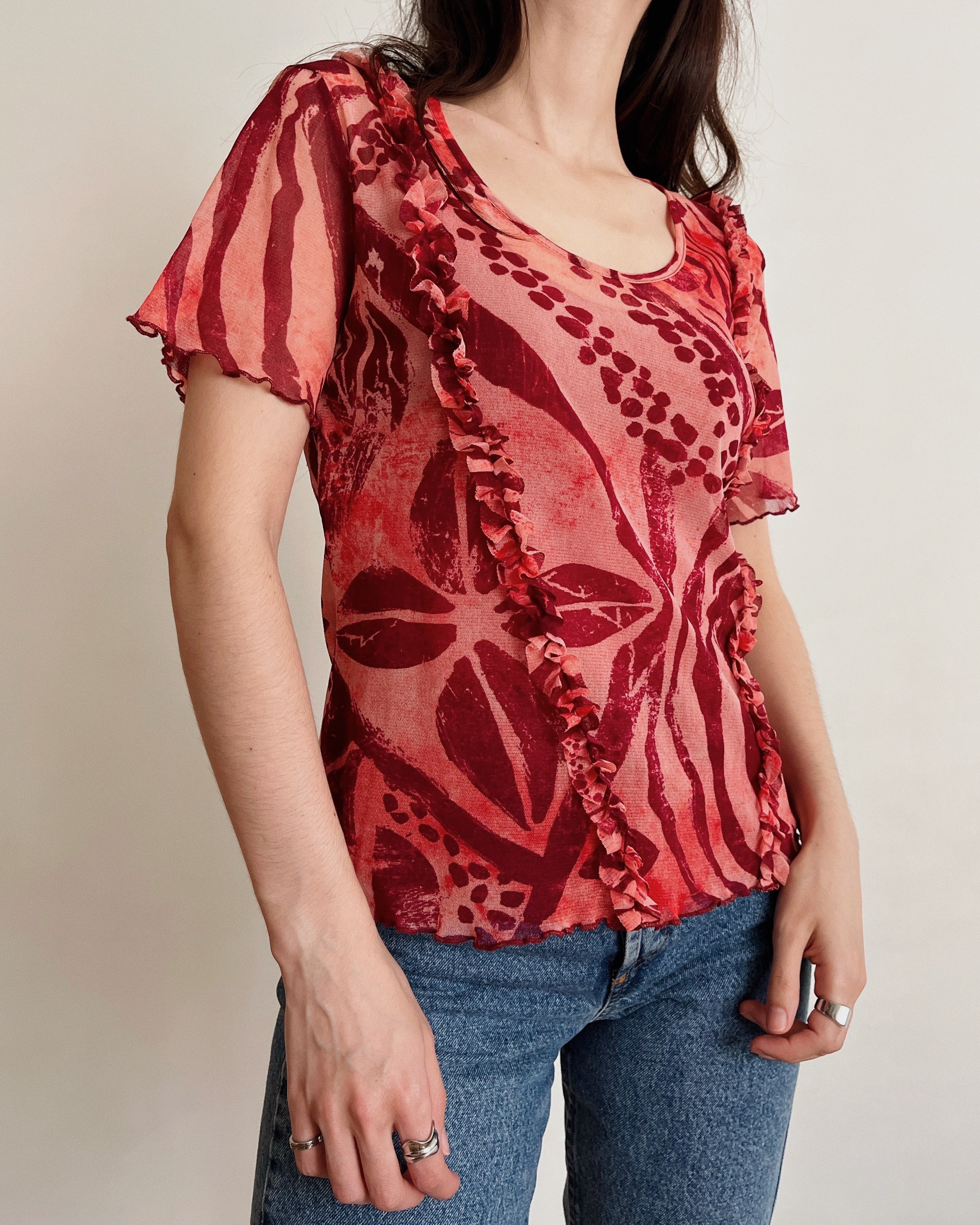 Vintage mesh top (XS-L)