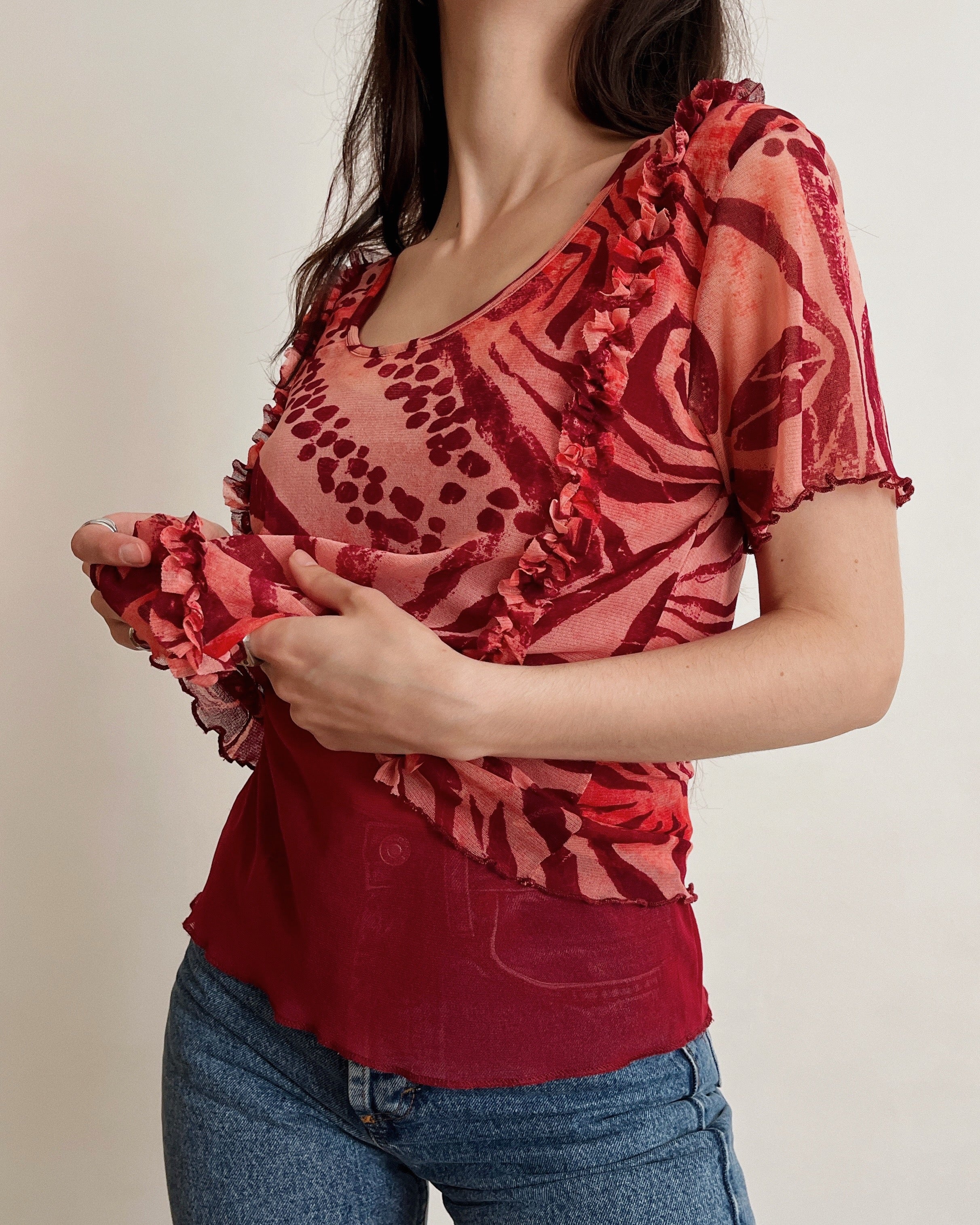 Vintage mesh top (XS-L)