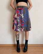 100% linen midi skirt (L)