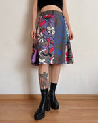 100% linen midi skirt (L)