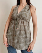 100% cotton halter top (M/L)