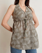 100% cotton halter top (M/L)