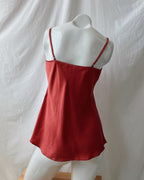 100% silk cami top (L)