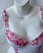 Floral mesh corset (2XS/XS)