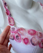 Floral mesh corset (2XS/XS)
