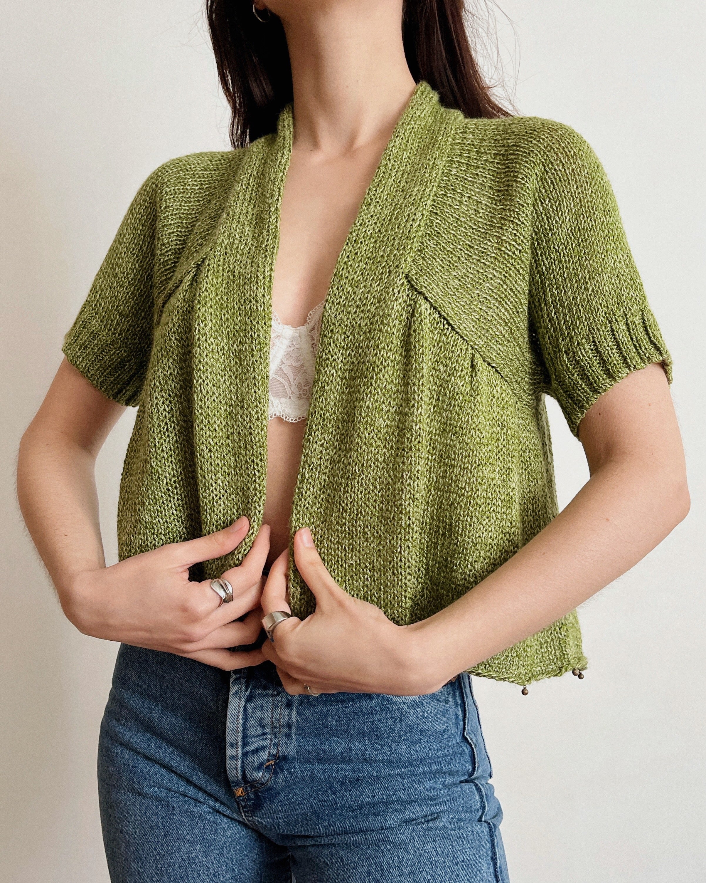 Green bolero (XS-M)