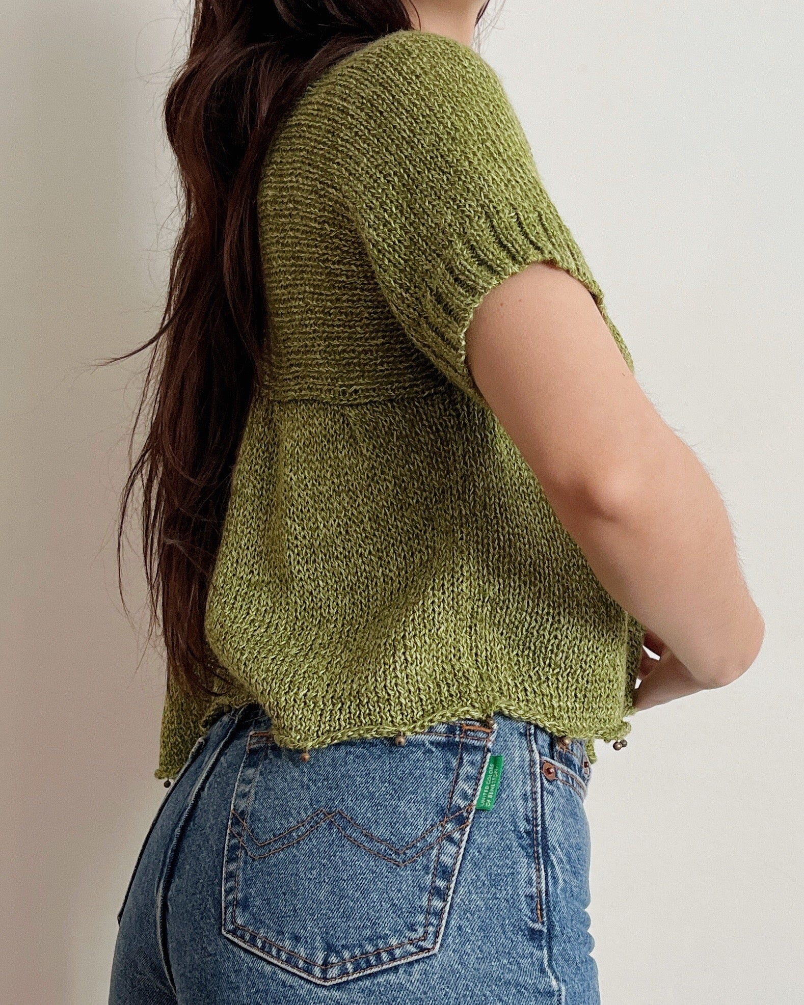 Green bolero (XS-M)