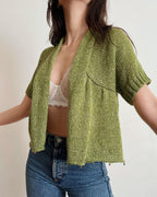 Green bolero (XS-M)