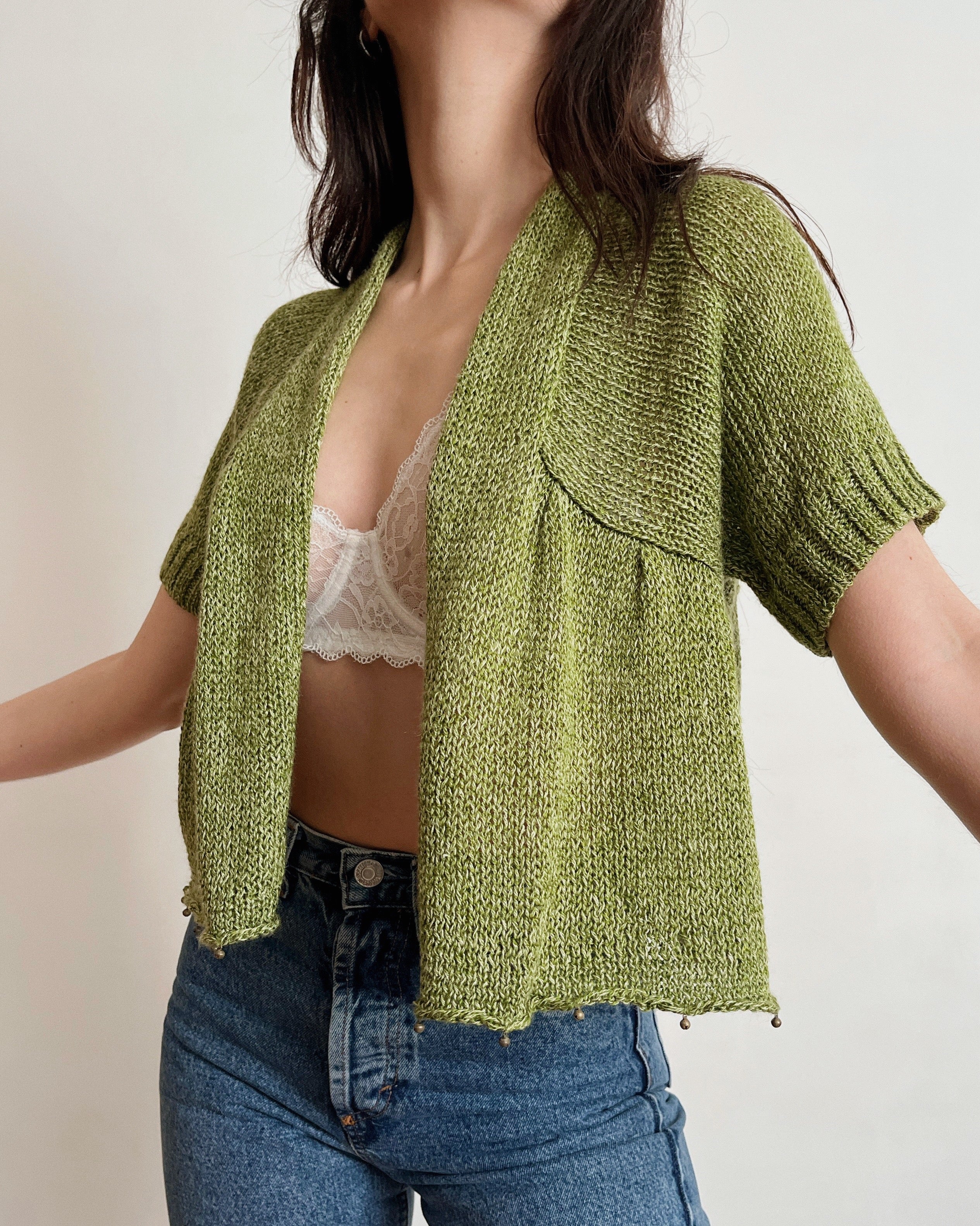 Green bolero (XS-M)