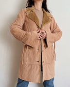 Long camel coat (XS)