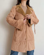 Long camel coat (XS)