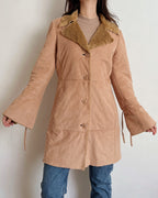 Long camel coat (XS)