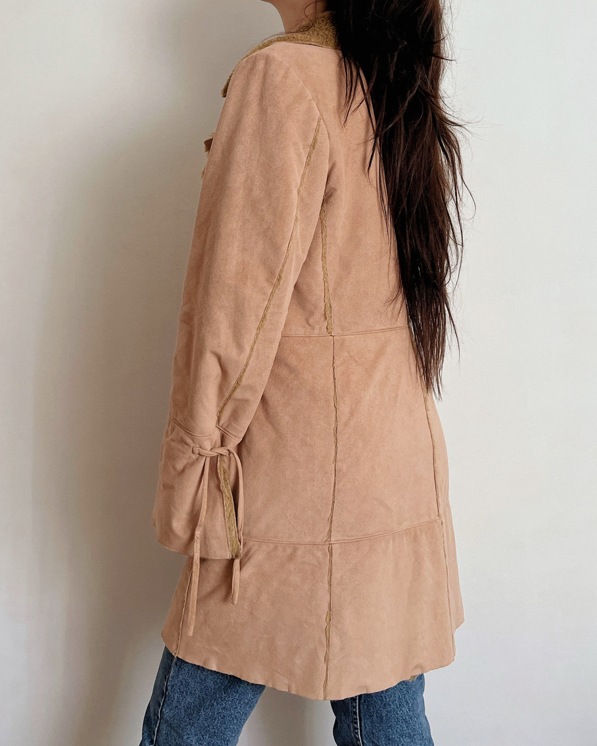 Long camel coat (XS)