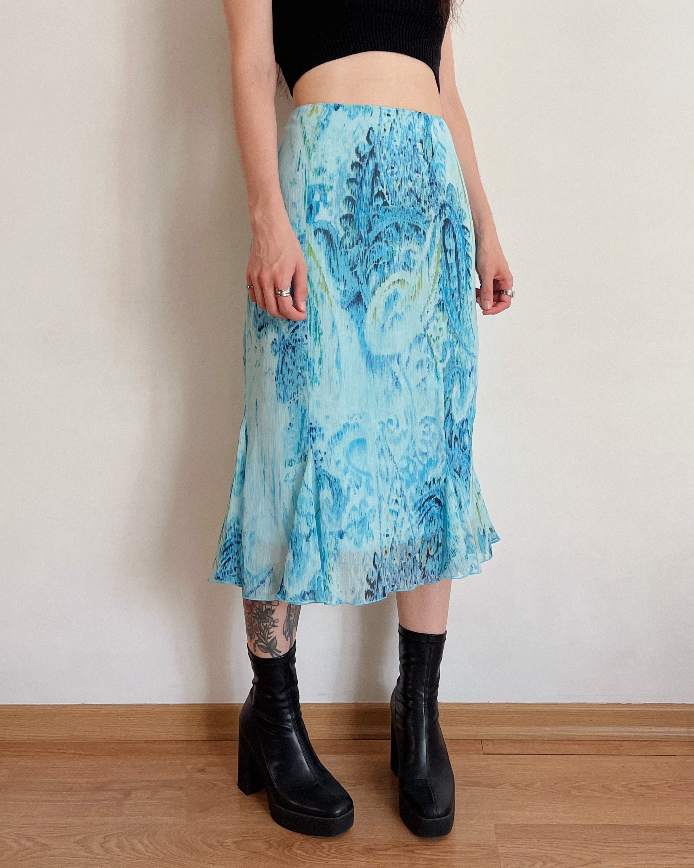 Vintage midi skirt (M)
