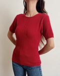 Silk/wool/angora top (XS/S)