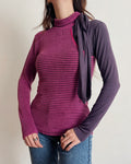 Asymmetric long sleeve top (S)