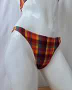 Vintage plaid bikini (2XS/XS)